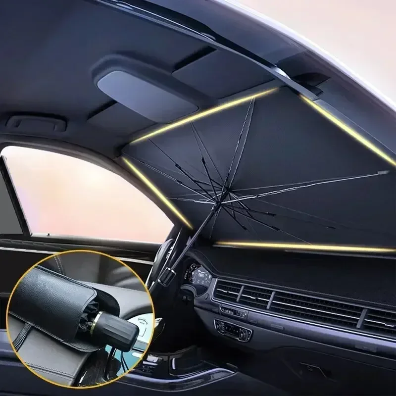 Faltbarer Auto-Sonnenschirm Wi – Car Sunshade Windshield Umbrella Foldable Bewertung und Preis